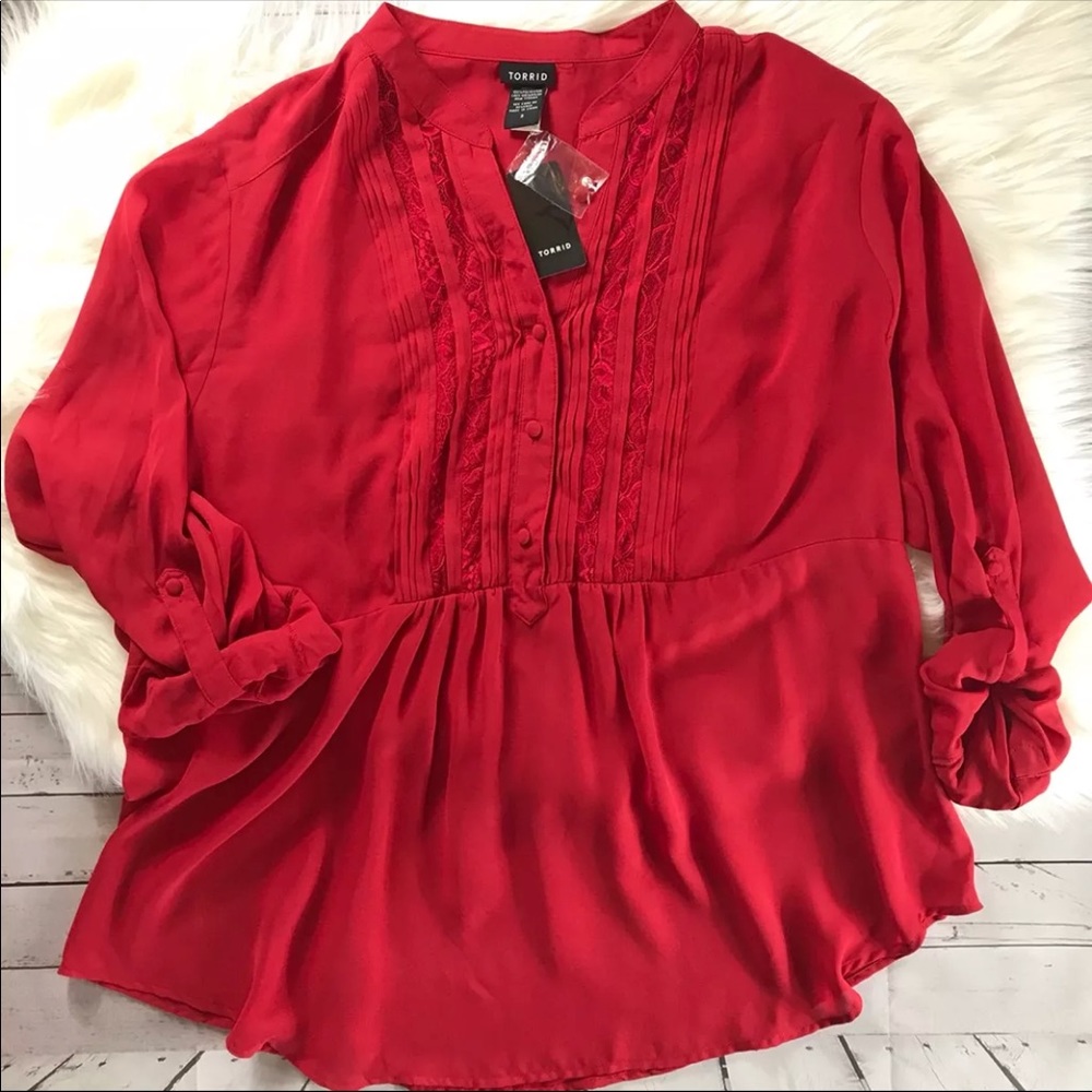 Torrid Georgette Blouse NWT